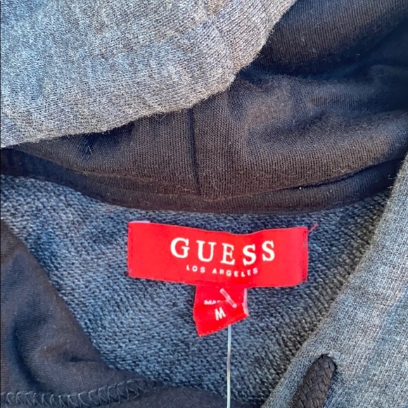 New GUESS Blade Embossed Logo Hoodie SZ M - Picture 8 of 8